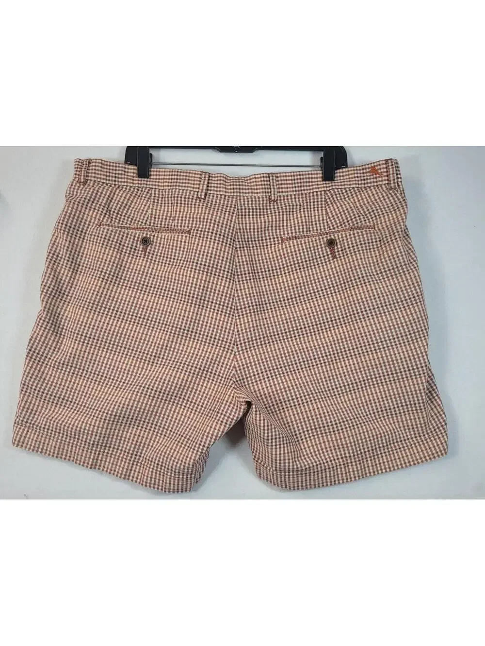 Tommy Bahama Plaid Golf Shorts Mens 40 100% Cotton Multicolor Beach